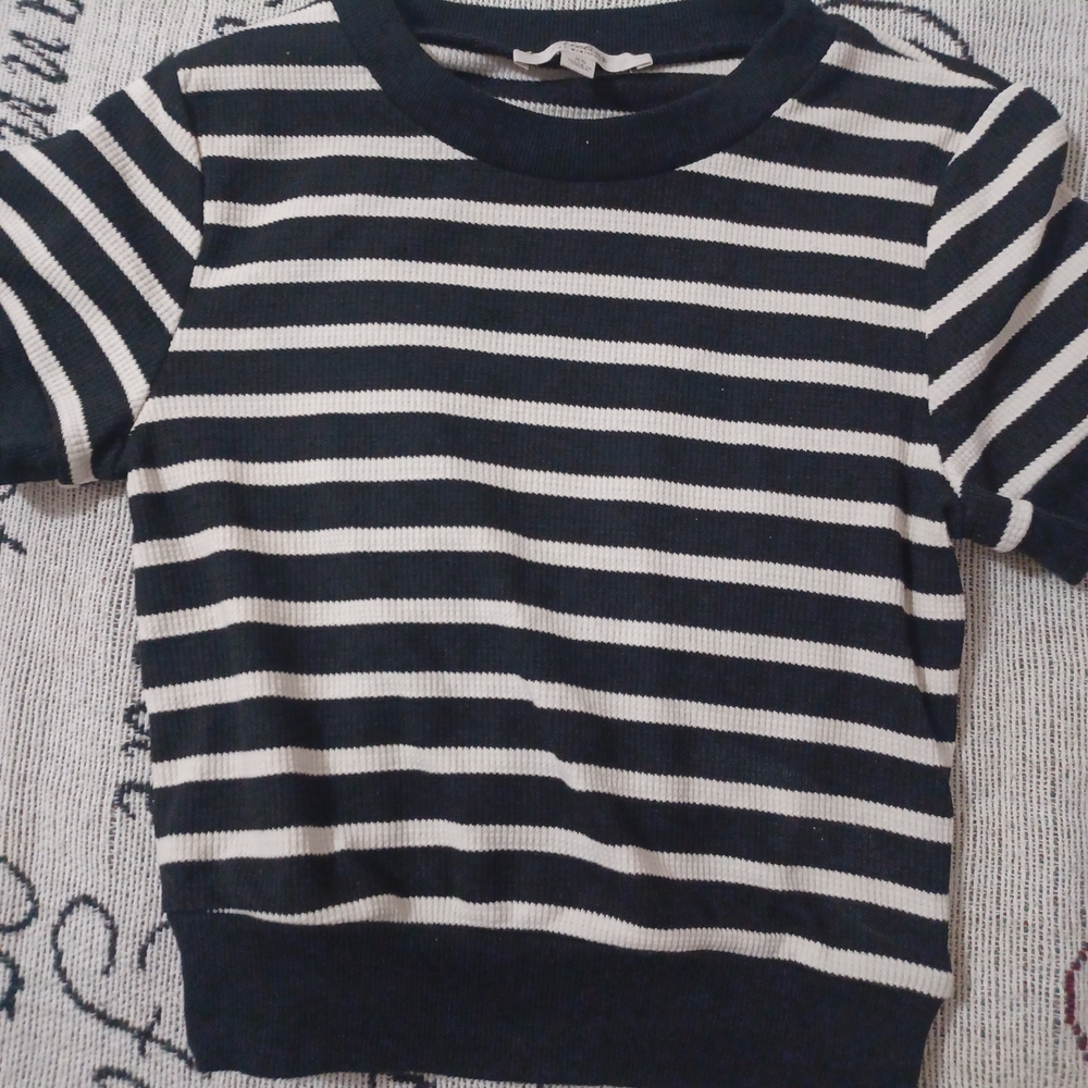 Striped Black and White Shirt